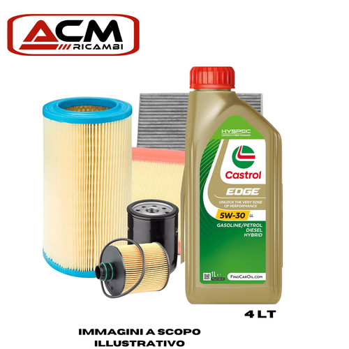 Kit tagliando olio castrol - olio,