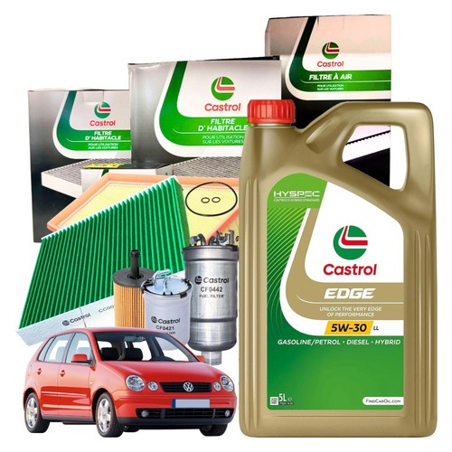 Kit tagliando castrol polo - kit,
